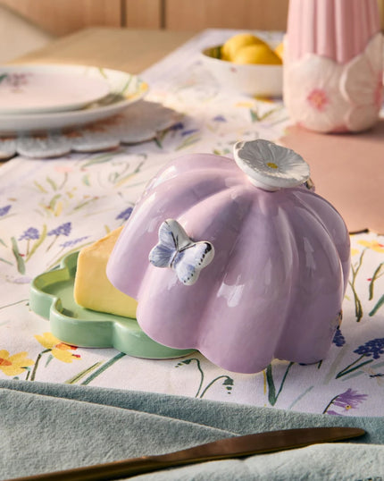 Wildflower Floral Butter Dish