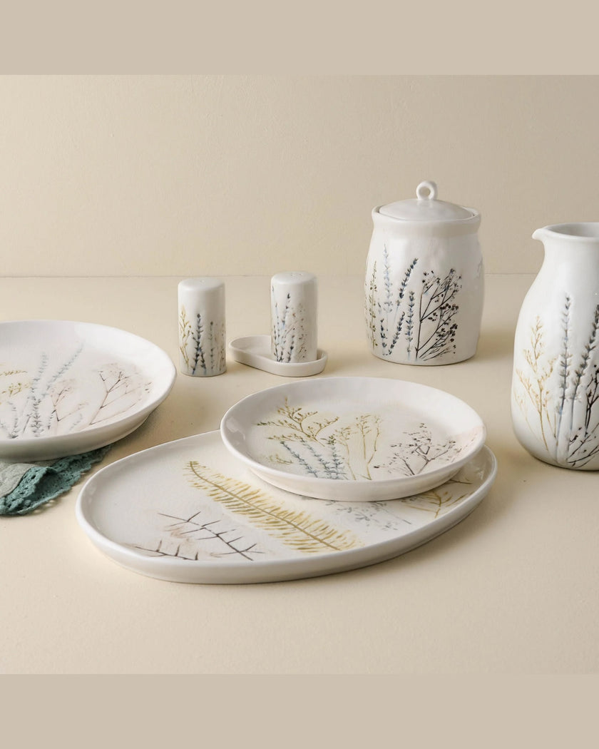 Pressed Floral Salt & Pepper Set