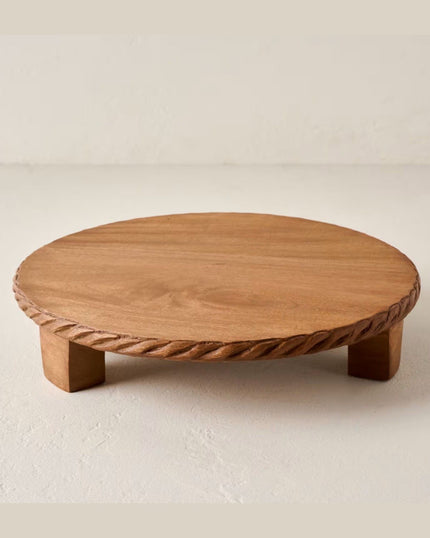 Carved Rope Footed Riser