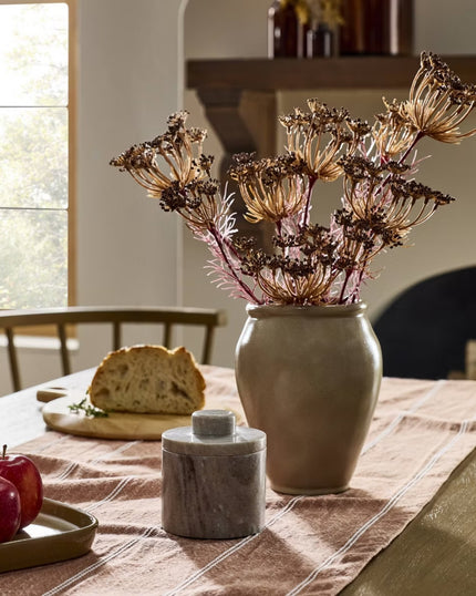 Marble Butter Keeper Warm Gray