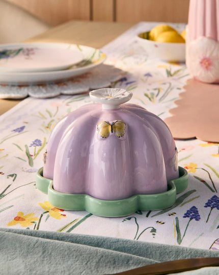 Wildflower Floral Butter Dish