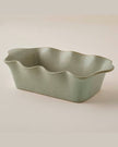 Loden Green Scalloped Loaf Pan
