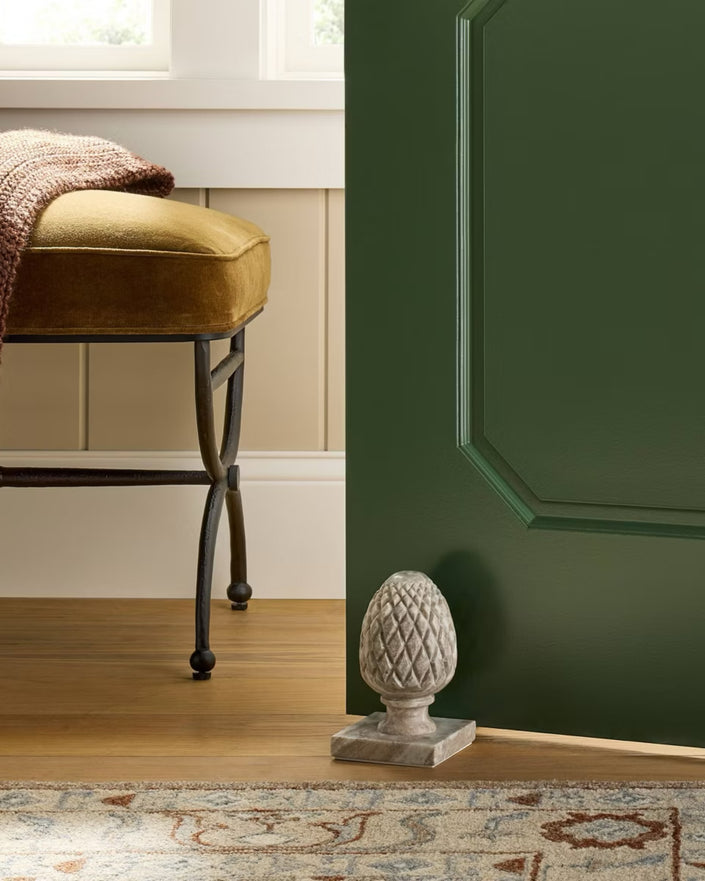 Figural Marble Door Stopper