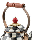 Courtly Check Enamel Tea Kettle