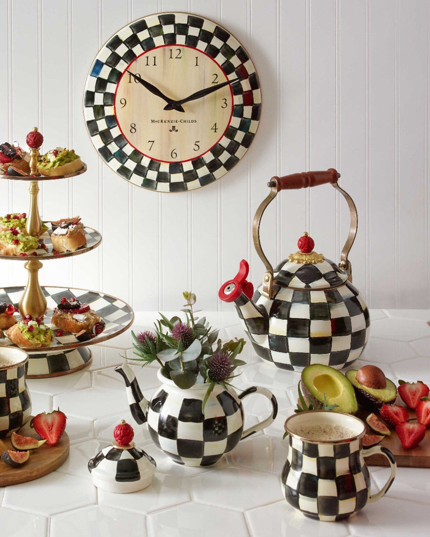 Courtly Check Whistling Tea Kettle
