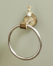 Bear and Bunny Natural Woodland Spa Towel Ring