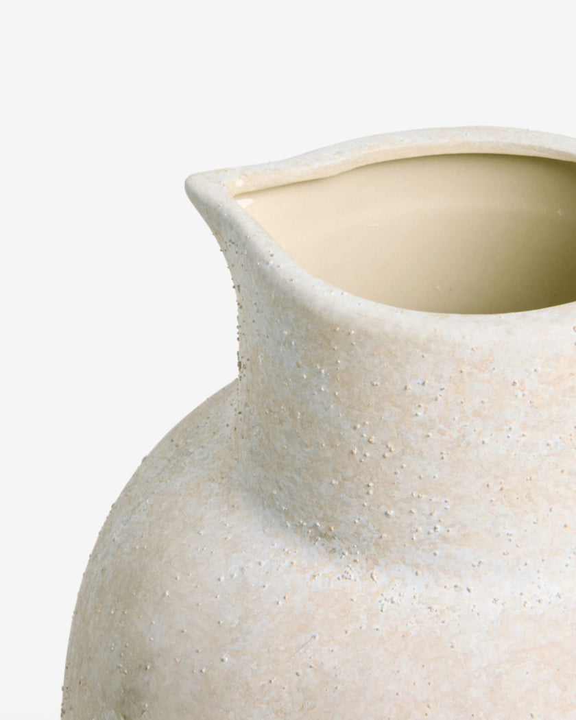 Bianca Dusty Textured Jug Vase