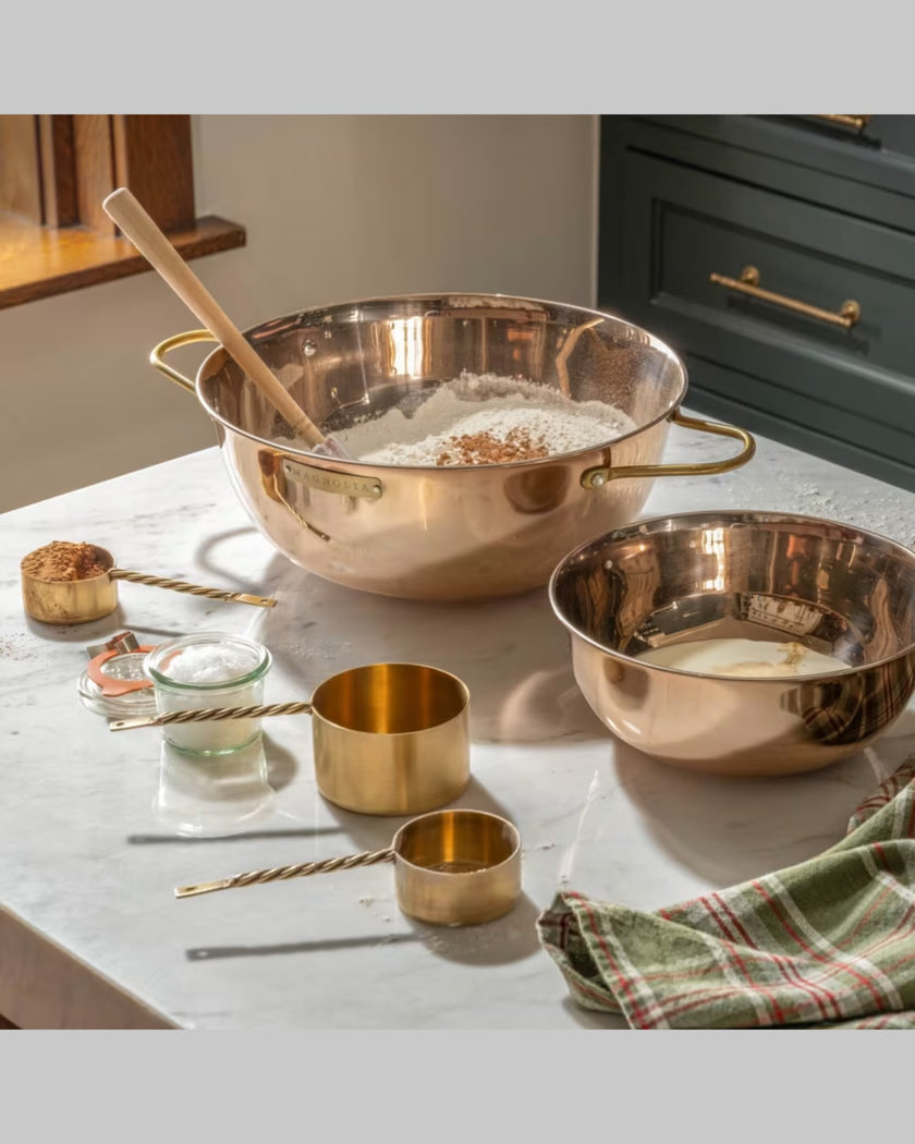 Copper Mixing Bowl Set of 3