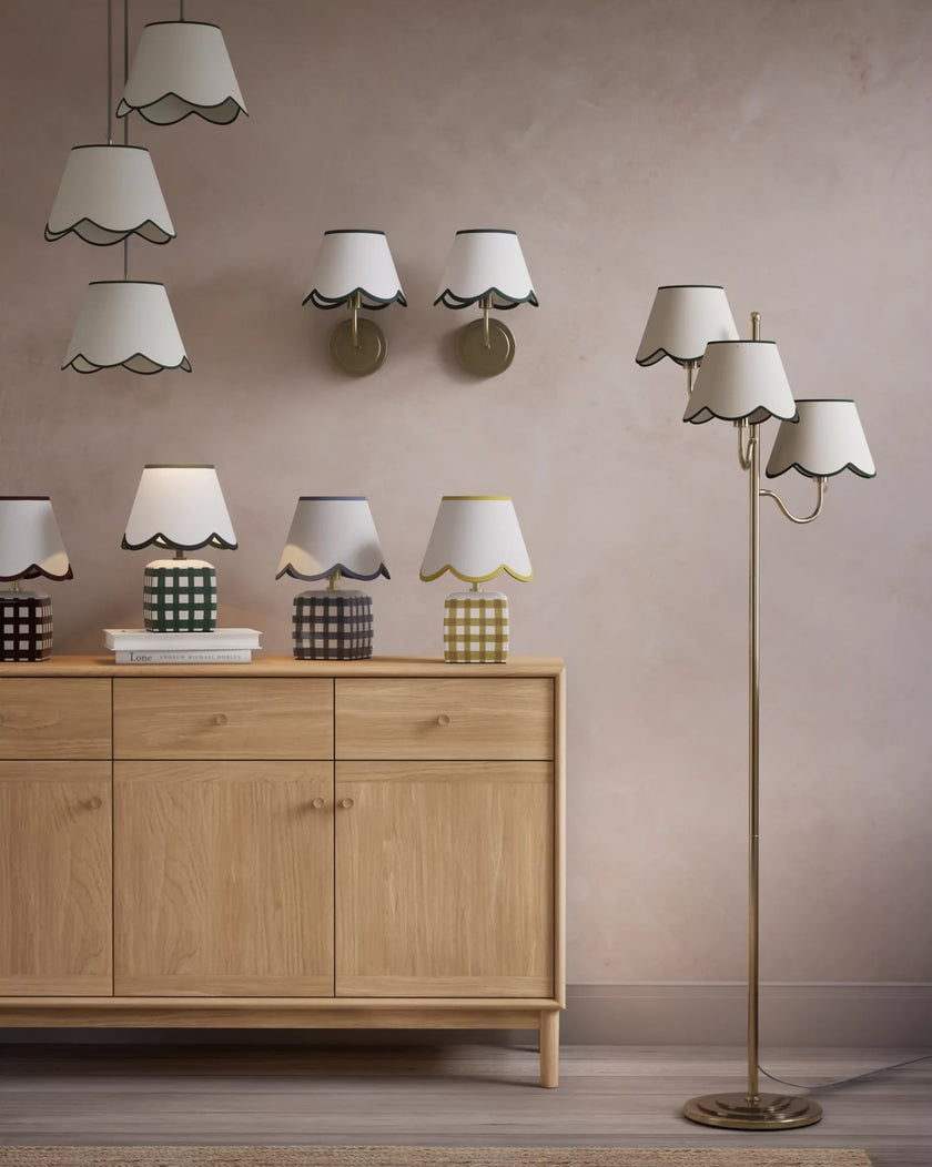 Catherine Ceramic Table Lamp In Green