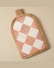 Carmella Checkered Marble Serving Board