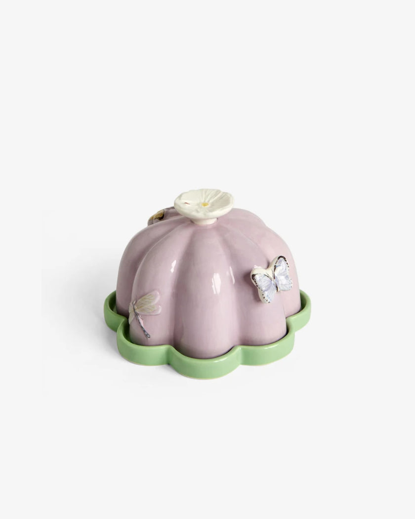 Wildflower Floral Butter Dish