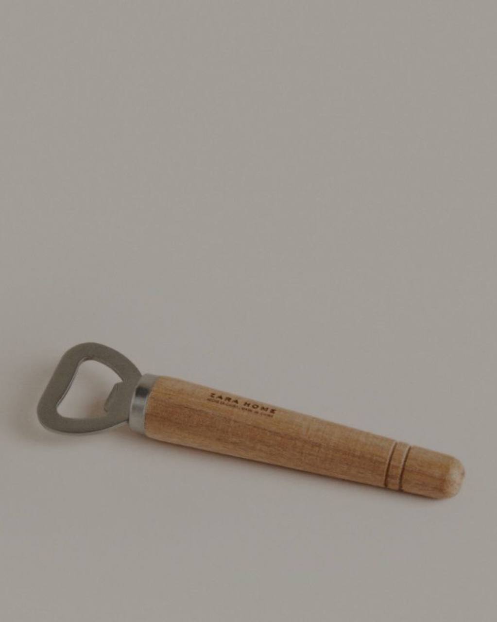 Steel and Acacia Wood Bottle Opener