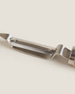 Steel and Acacia Wood Vegetable Peeler