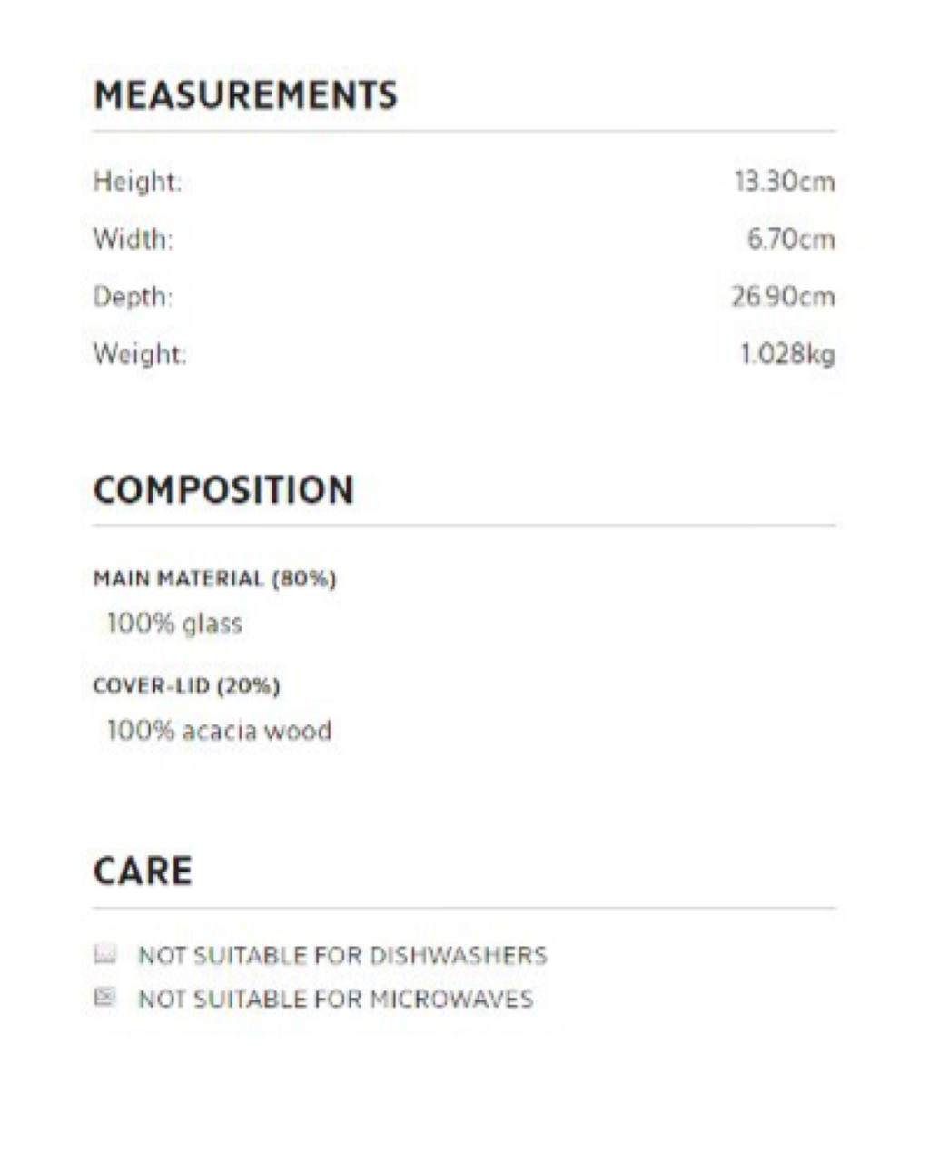 Acacia Wood Spice Jar Set of 5 with Box