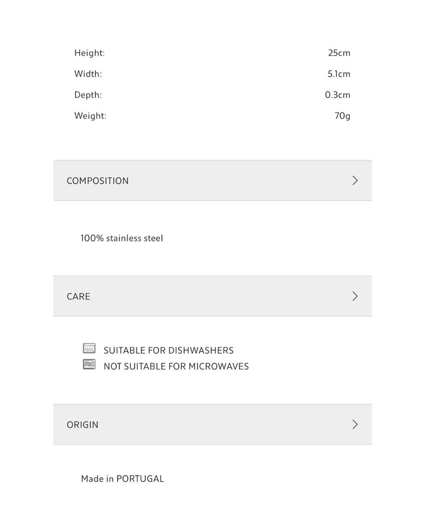 Serving Spoon With Extra-Fine Handle