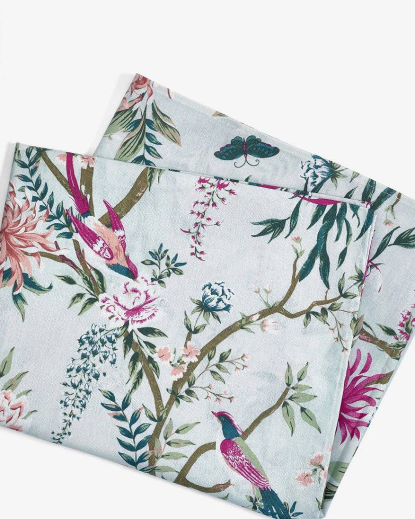 Allegra Floral Water Resistant Tablecloth (Round 160cm)