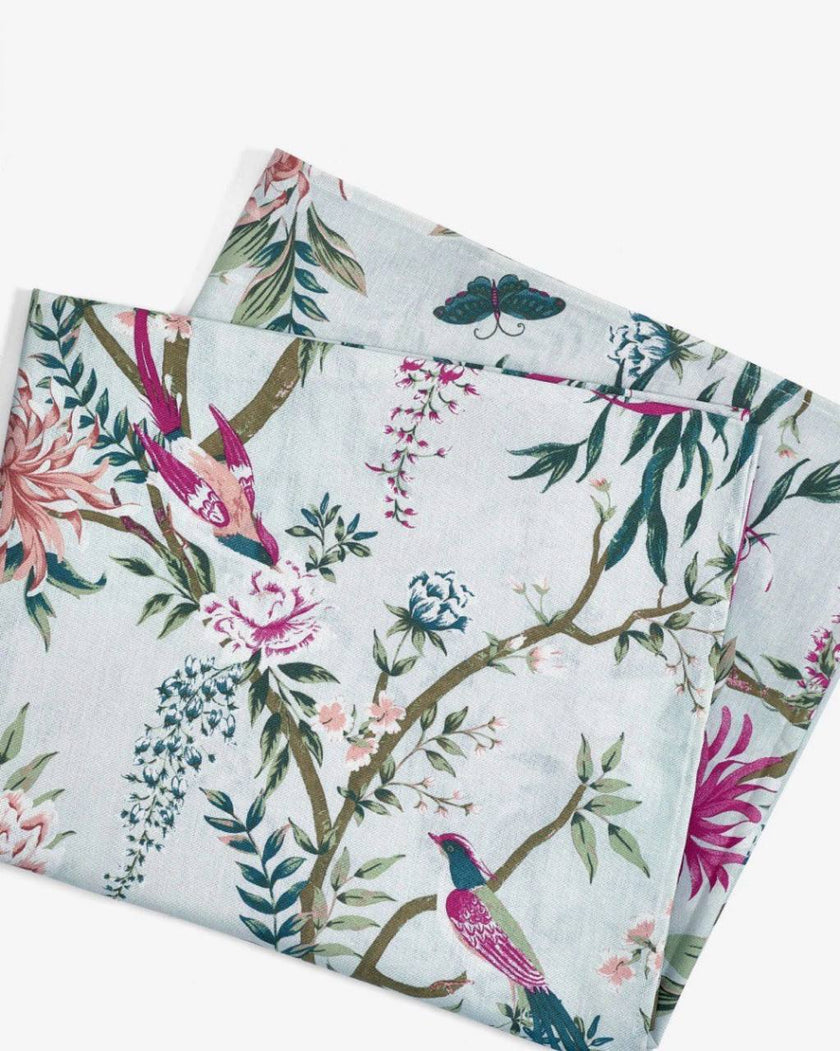 Allegra Floral Water Resistant Tablecloth (Round 160cm)