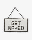 Get Naked Ceramic Hanging Decoration