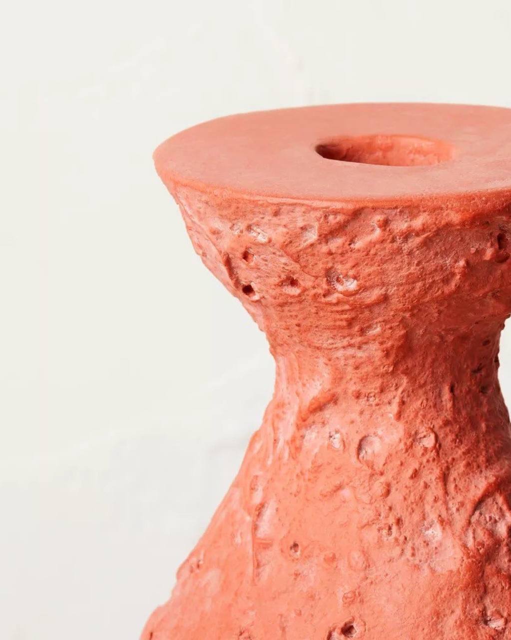 Organic Designer Clay Candleholder