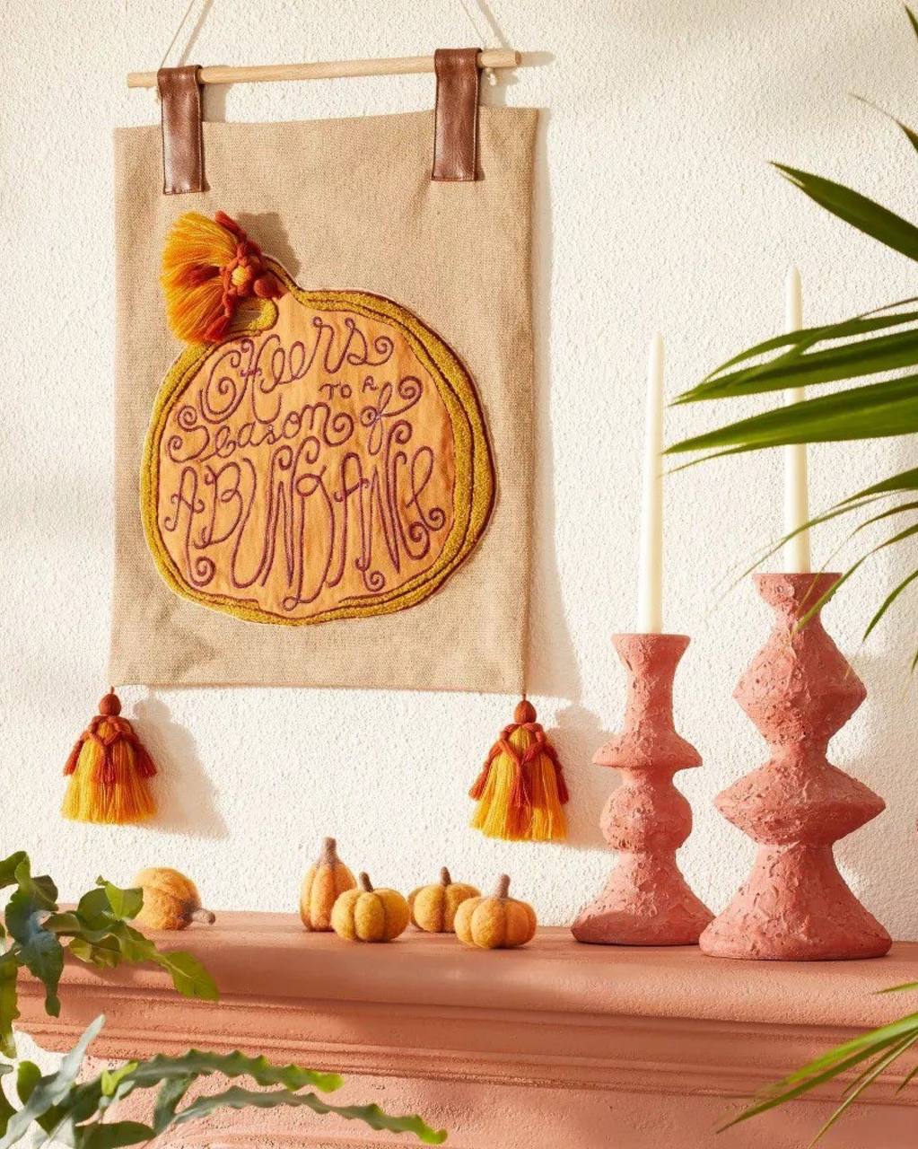 Organic Designer Clay Candleholder