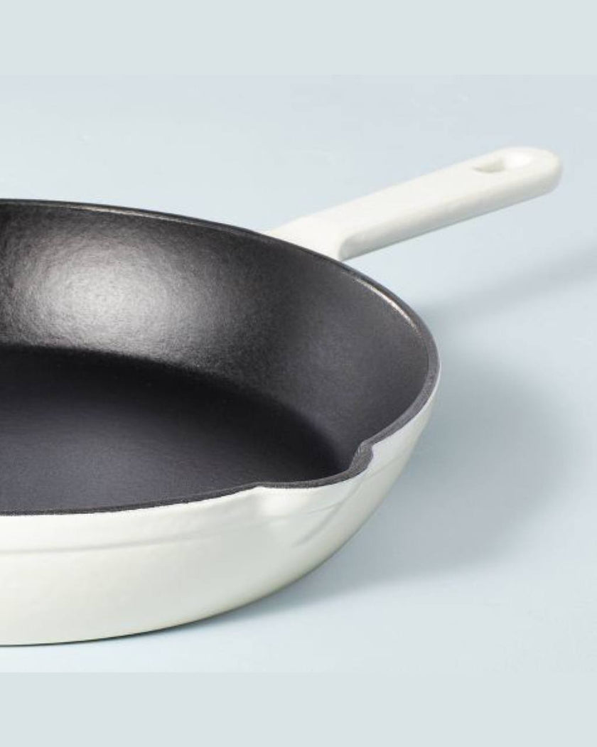 Enameled Cast Iron Skillet Sour Cream (25cm)