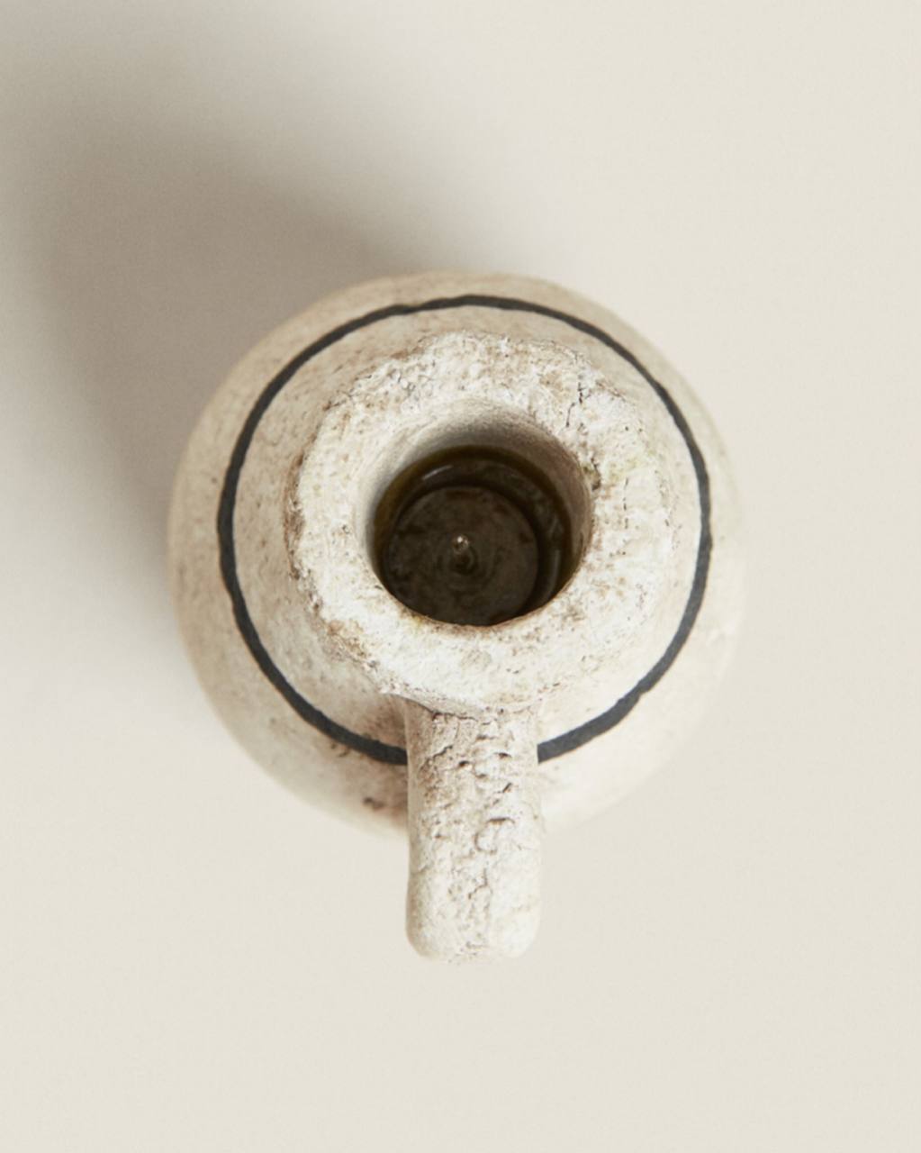 Terracotta Clay Vase Candlestick Candleholder