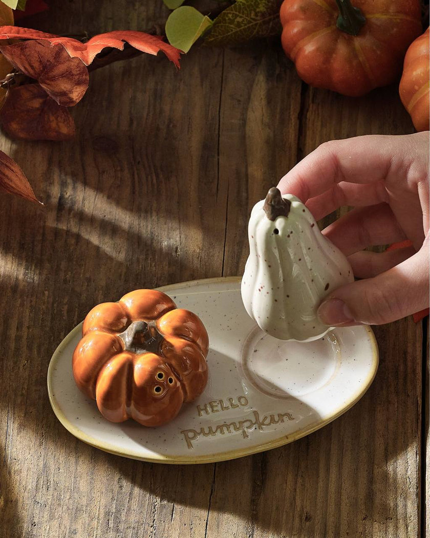 Pumpkin Salt And Pepper Set