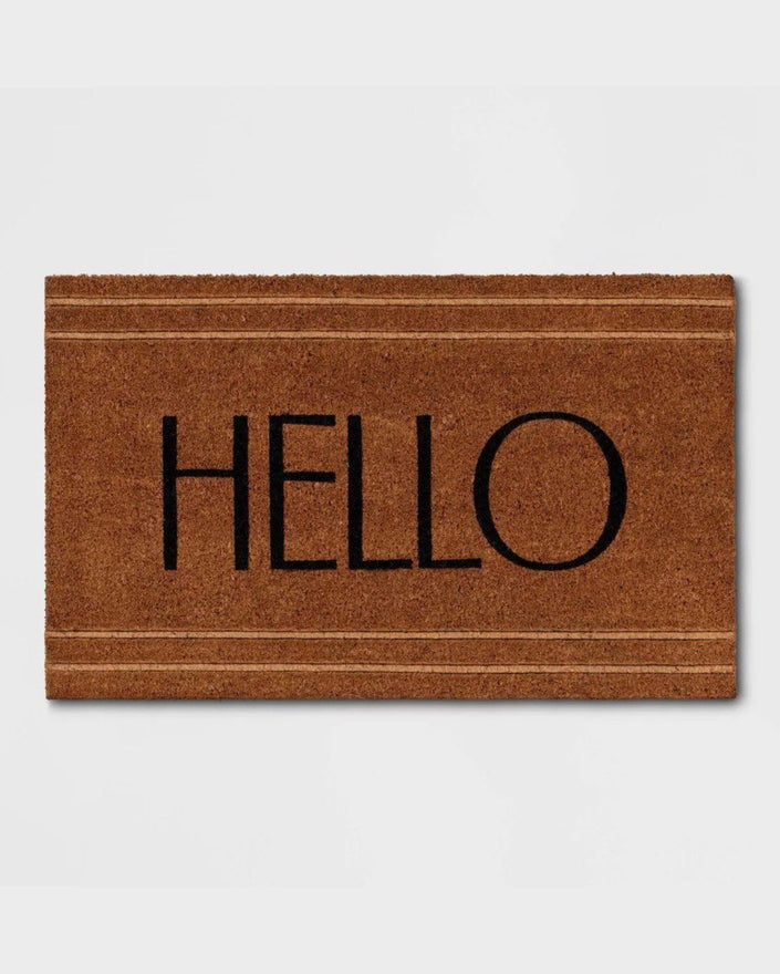 Feels Good to be Home Rectangular Outdoor Door Mat Black