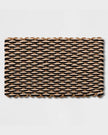 Rope Braided Basket Weave Doormat Black/Brown/Cream