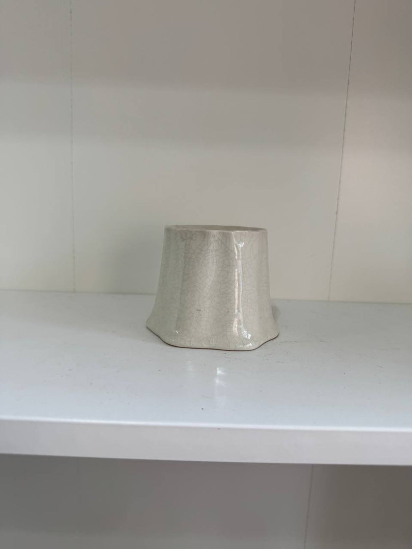 Vintage Inspired Crackle Sugar Canister