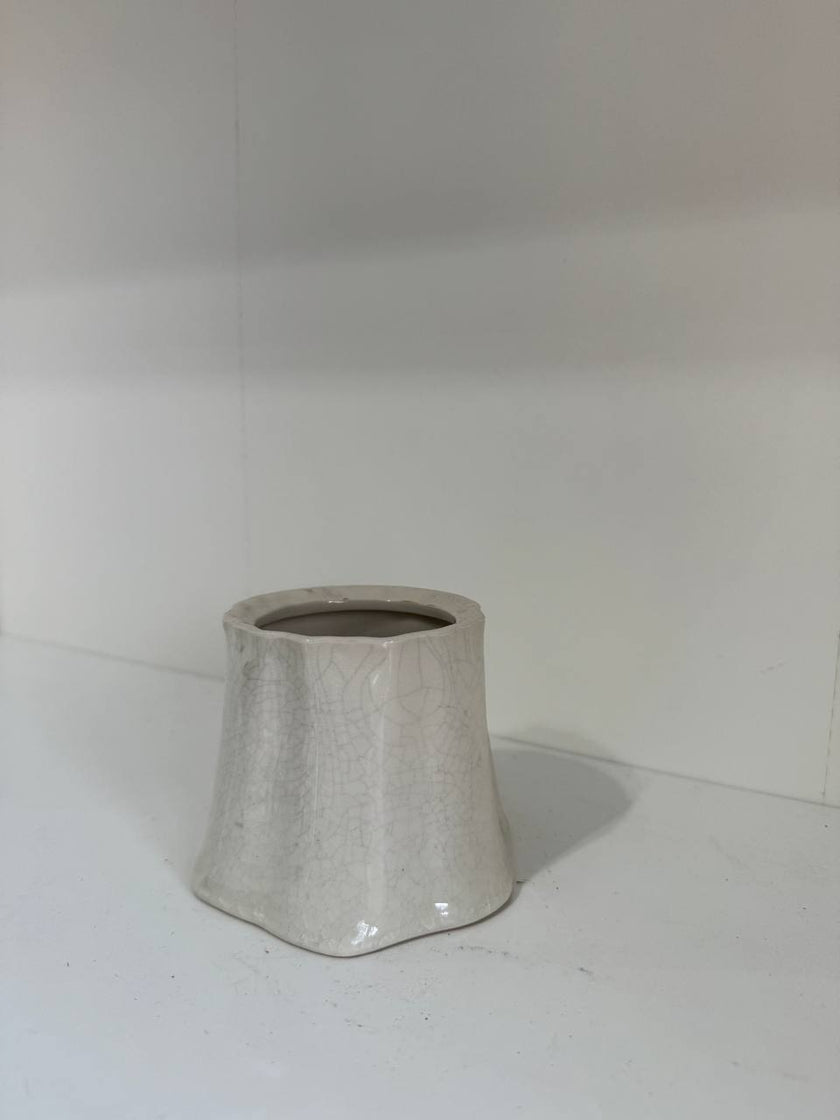 Vintage Inspired Crackle Sugar Canister