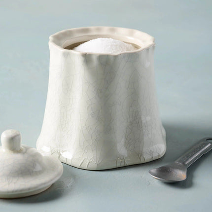 Vintage Inspired Crackle Sugar Canister