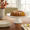Ribbed Scallop Cake Stand