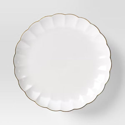 Ribbed Scallop Cake Stand