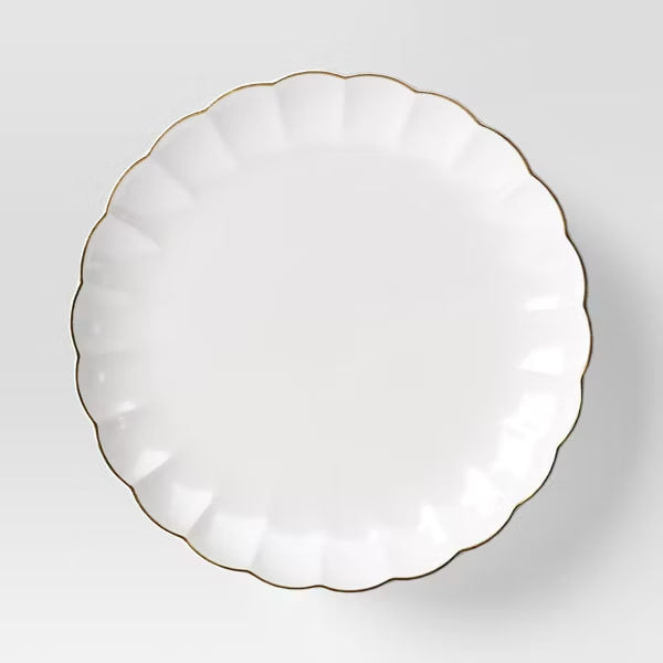 Ribbed Scallop Cake Stand