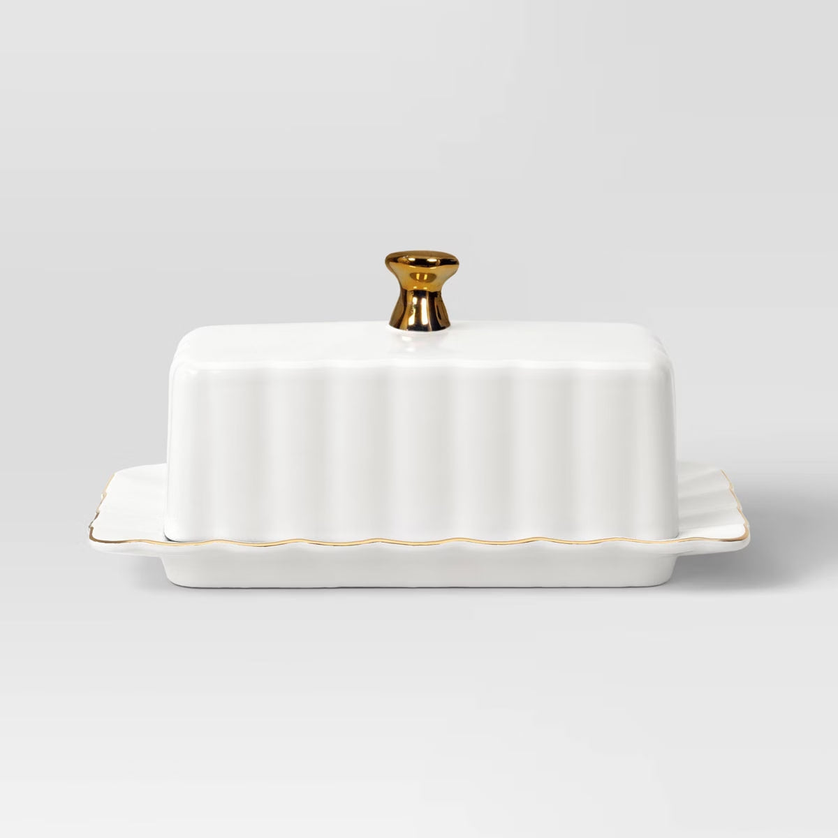 Ribbed Butter Dish