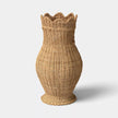 Scalloped Edge Woven Vase