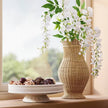 Scalloped Edge Woven Vase