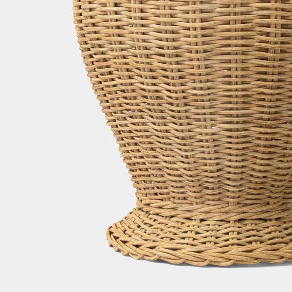 Scalloped Edge Woven Vase