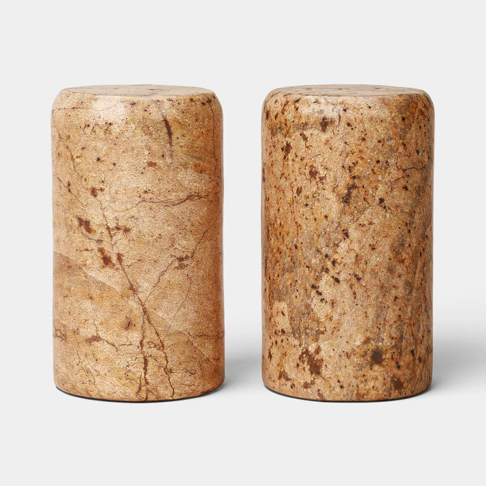 Salt and Pepper Shaker Set Marble