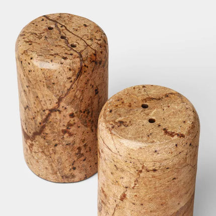 Salt and Pepper Shaker Set Marble