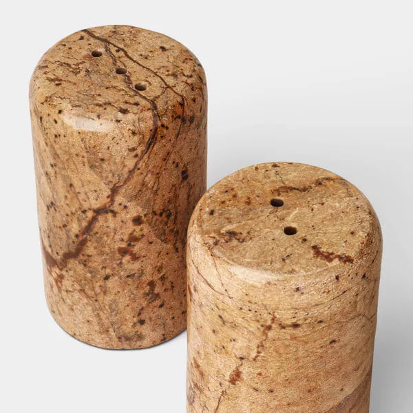Salt and Pepper Shaker Set Marble