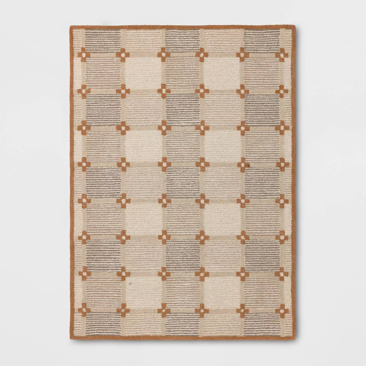 Wool Handtufted Area Rug Tan (150cm x 210cm)