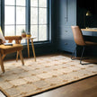 Wool Handtufted Area Rug Tan (150cm x 210cm)