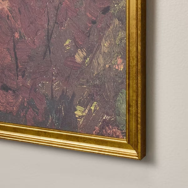 Vertical Fall Tree Framed Wall Art (90 x 76cm)