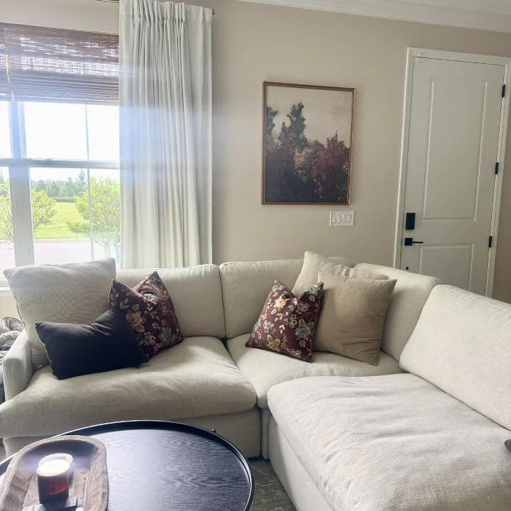 Vertical Fall Tree Framed Wall Art (90 x 76cm)