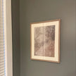Ancient Fresco Linen Framed Wall Art Print (50 x 40cm)