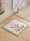 Multi Water Colour Floral Print Mat