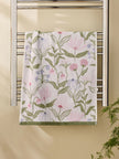 Multi Water Colour Floral 100% Cotton Towel