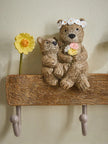 Neutral Bertie Bear Coat Hooks